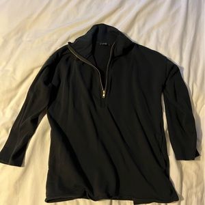 J crew tunic zip up size S black